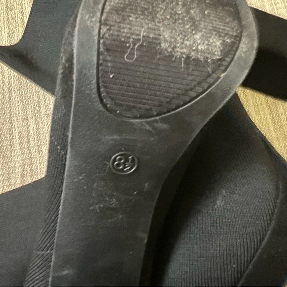 MIA Kaya Black Platform Sock Booties Women's Black Size 8.5 - Picture 10 of 13